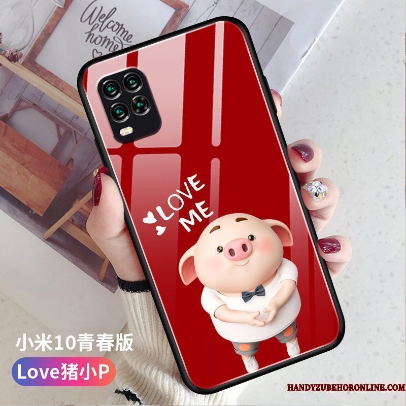 Hoesje Xiaomi Mi 10 Lite Bescherming Hard Jeugd, Hoes Xiaomi Mi 10 Lite Scheppend Trendy Merk Mooie