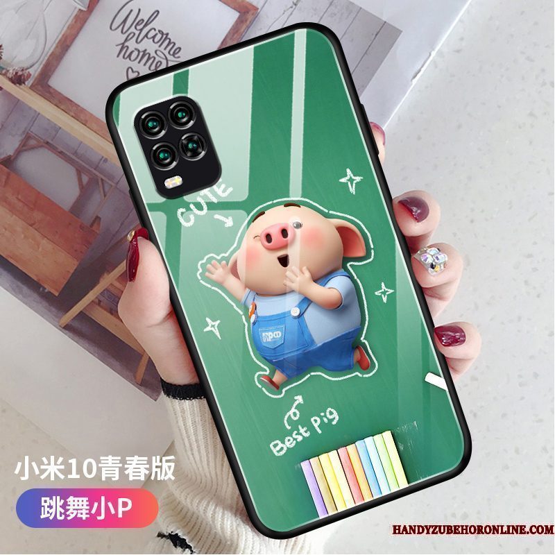 Hoesje Xiaomi Mi 10 Lite Bescherming Hard Jeugd, Hoes Xiaomi Mi 10 Lite Scheppend Trendy Merk Mooie