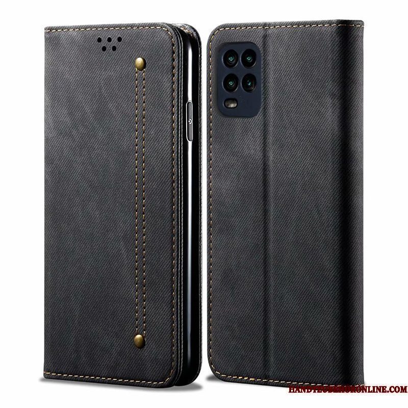 Hoesje Xiaomi Mi 10 Lite Zakken Jeugd Anti-fall, Hoes Xiaomi Mi 10 Lite Folio Mini Kaart