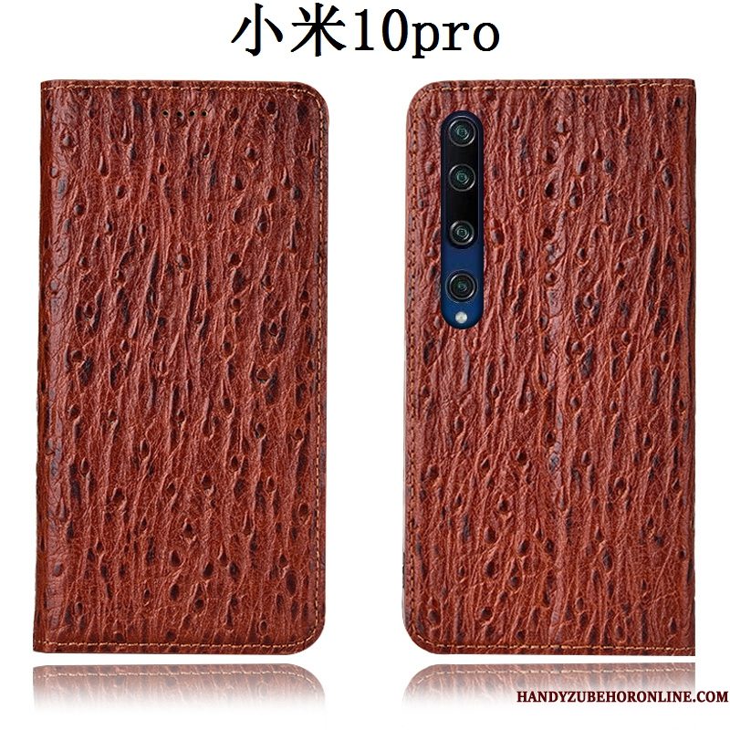 Hoesje Xiaomi Mi 10 Pro Bescherming Mini Patroon, Hoes Xiaomi Mi 10 Pro Zakken Anti-fall Vogel