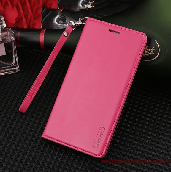 Hoesje Xiaomi Mi 10 Pro Bescherming Telefoon Hanger, Hoes Xiaomi Mi 10 Pro Folio Roze Mini