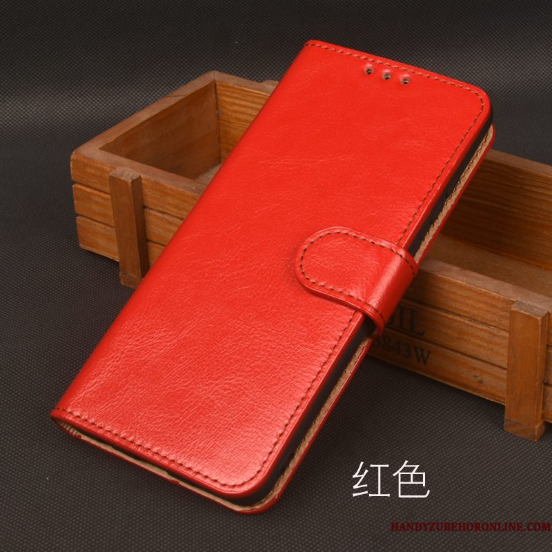 Hoesje Xiaomi Mi 10 Pro Folio Magnetisch Hanger, Hoes Xiaomi Mi 10 Pro Leer Blauwtelefoon