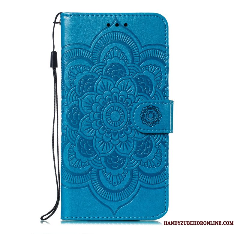 Hoesje Xiaomi Mi 10 Pro Folio Mini Purper, Hoes Xiaomi Mi 10 Pro Leer Telefoon Anti-fall