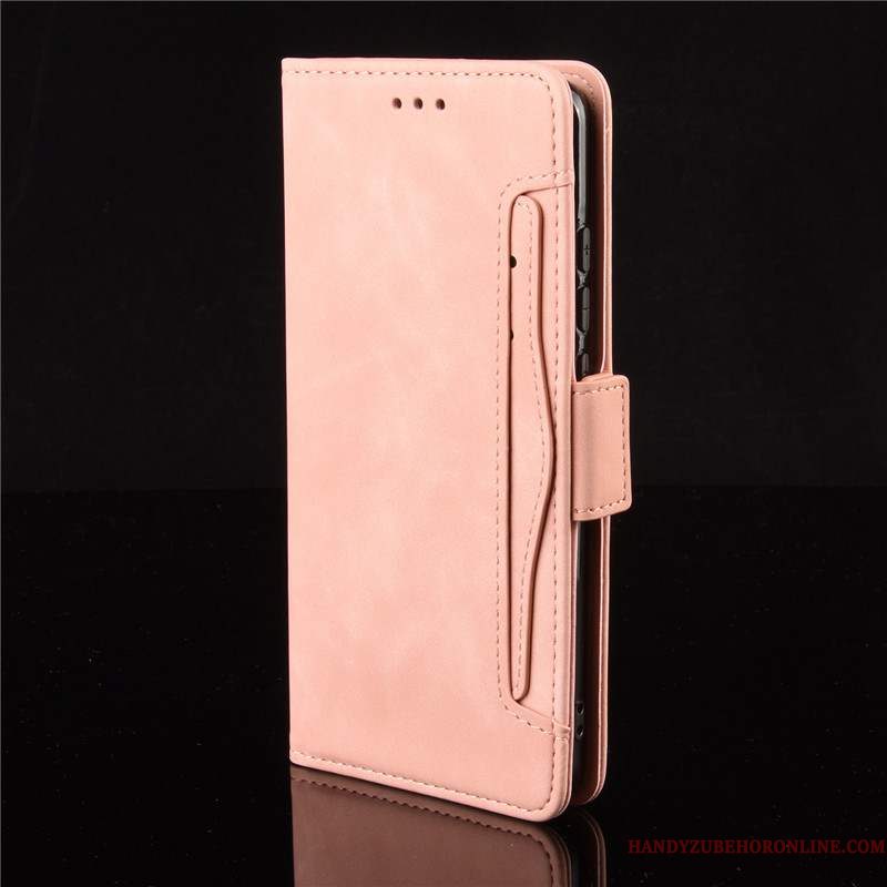 Hoesje Xiaomi Mi 10 Pro Folio Mini Rood, Hoes Xiaomi Mi 10 Pro Leer Kaarttelefoon