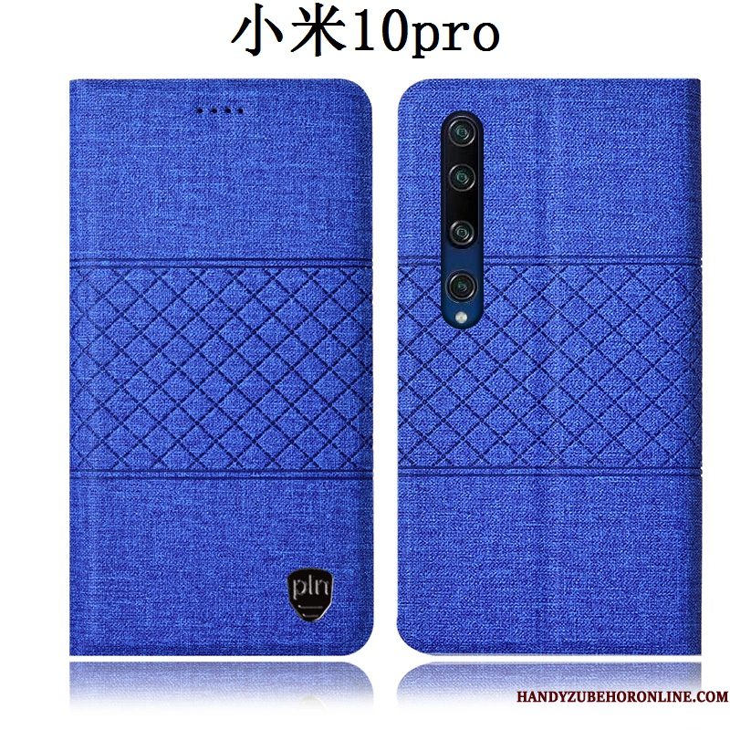 Hoesje Xiaomi Mi 10 Pro Folio Telefoon Mini, Hoes Xiaomi Mi 10 Pro Zakken Anti-fall Jeugd