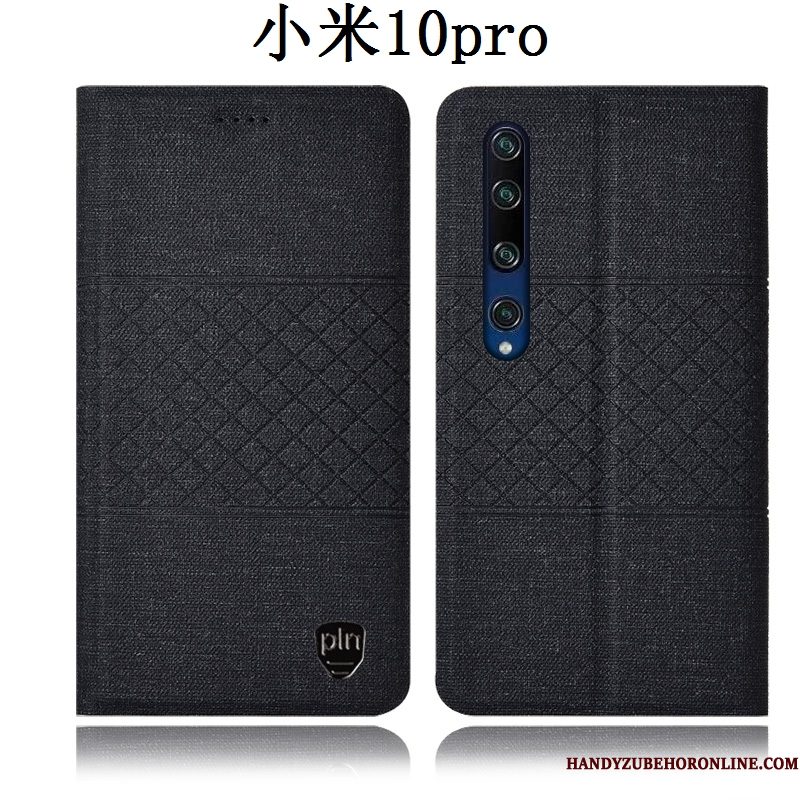 Hoesje Xiaomi Mi 10 Pro Folio Telefoon Mini, Hoes Xiaomi Mi 10 Pro Zakken Anti-fall Jeugd