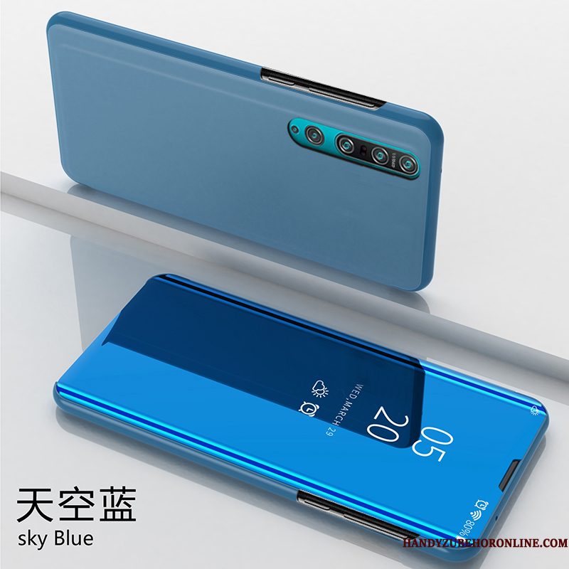Hoesje Xiaomi Mi 10 Pro Mode Goud Mini, Hoes Xiaomi Mi 10 Pro Leer Tempereren Persoonlijk
