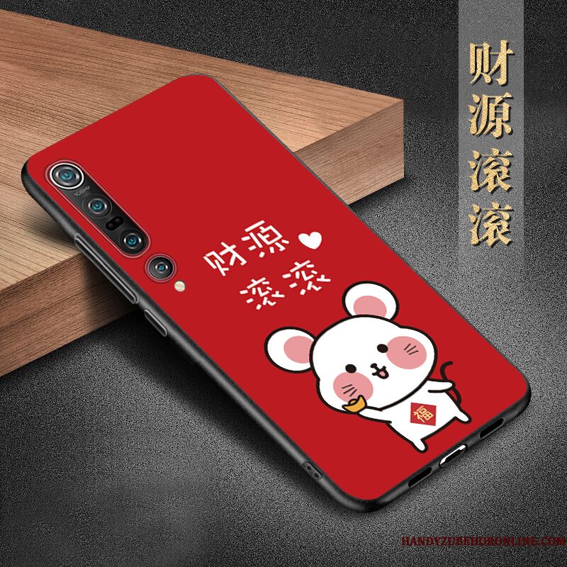 Hoesje Xiaomi Mi 10 Pro Siliconen Minitelefoon, Hoes Xiaomi Mi 10 Pro Bescherming Blauw Trend