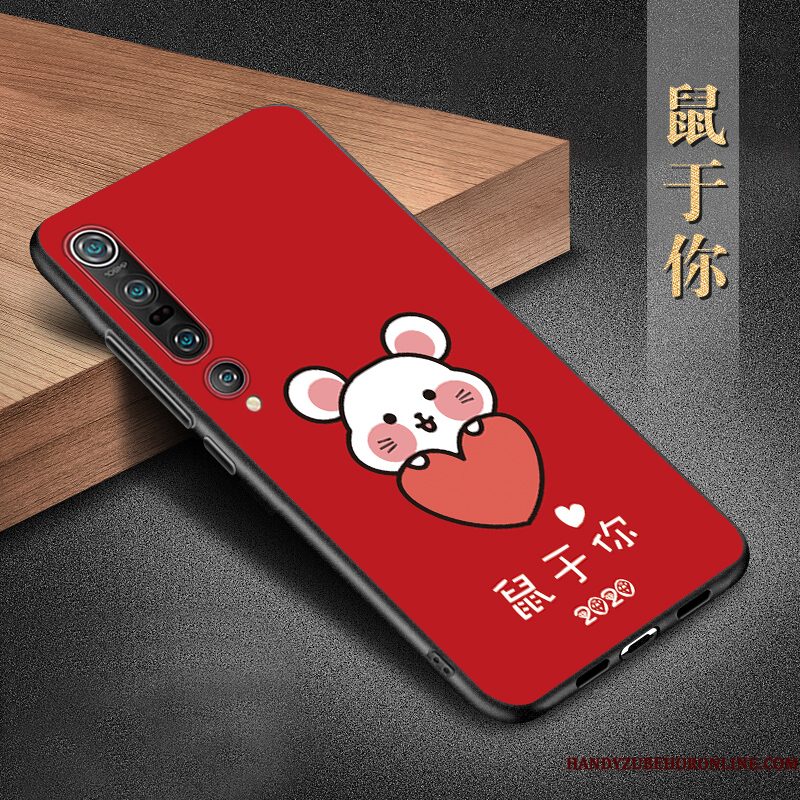 Hoesje Xiaomi Mi 10 Pro Siliconen Minitelefoon, Hoes Xiaomi Mi 10 Pro Bescherming Blauw Trend