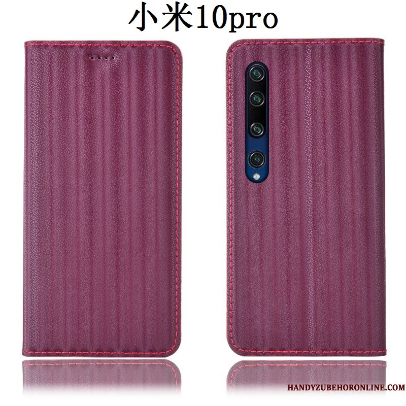 Hoesje Xiaomi Mi 10 Pro Zakken Anti-falltelefoon, Hoes Xiaomi Mi 10 Pro Bescherming Mini Blauw