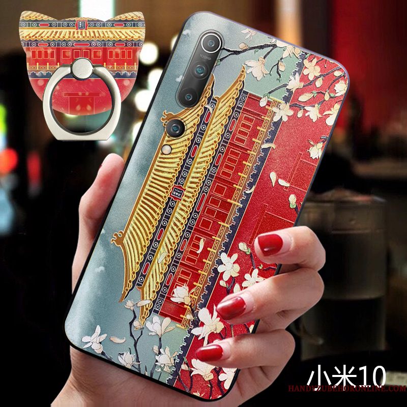 Hoesje Xiaomi Mi 10 Vintage Trendy Merk Persoonlijk, Hoes Xiaomi Mi 10 Mode Mini Nieuw