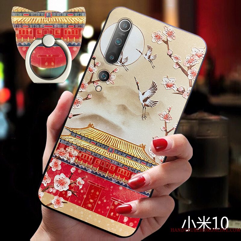 Hoesje Xiaomi Mi 10 Vintage Trendy Merk Persoonlijk, Hoes Xiaomi Mi 10 Mode Mini Nieuw