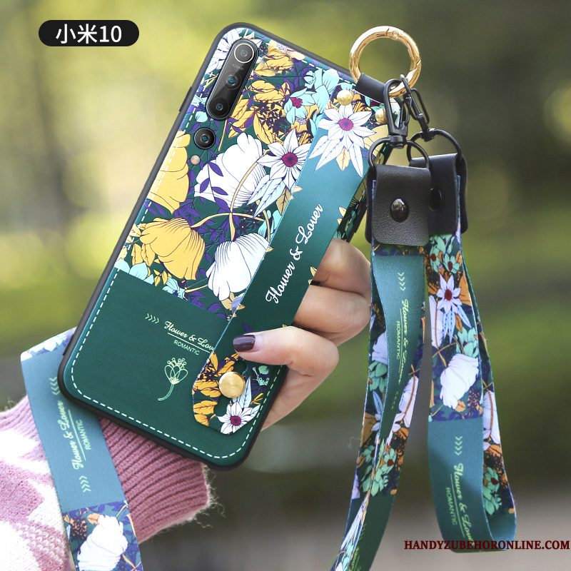 Hoesje Xiaomi Mi 10 Zacht Eenvoudigetelefoon, Hoes Xiaomi Mi 10 Bescherming Anti-fall Wind