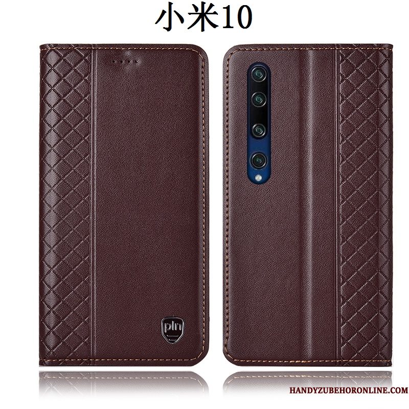 Hoesje Xiaomi Mi 10 Zakken Mini Anti-fall, Hoes Xiaomi Mi 10 Bescherming Telefoon Rood