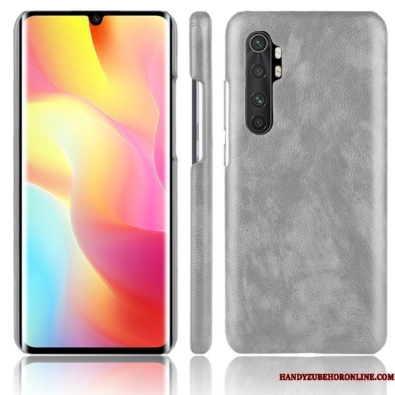 Hoesje Xiaomi Mi Note 10 Lite Leer Patroon Mini, Hoes Xiaomi Mi Note 10 Lite Bescherming Soort Aziatische Vruchttelefoon