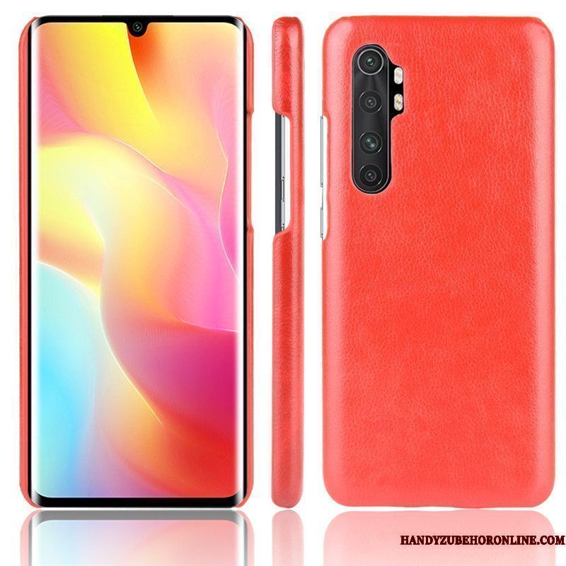 Hoesje Xiaomi Mi Note 10 Lite Leer Patroon Mini, Hoes Xiaomi Mi Note 10 Lite Bescherming Soort Aziatische Vruchttelefoon