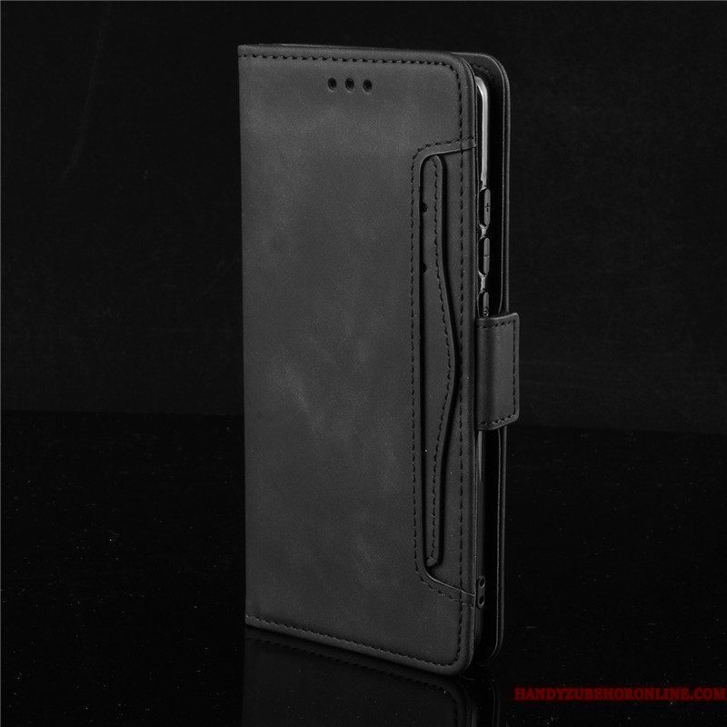 Hoesje Xiaomi Mi Note 10 Lite Leer Telefoon Jeugd, Hoes Xiaomi Mi Note 10 Lite Portemonnee Rood Mini