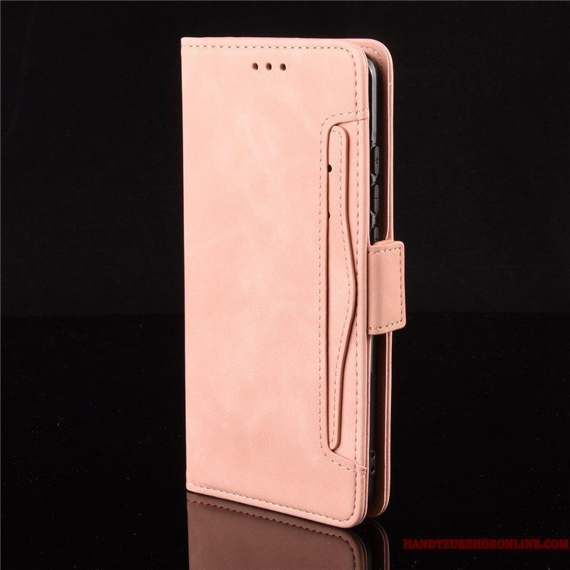 Hoesje Xiaomi Mi Note 10 Lite Leer Telefoon Jeugd, Hoes Xiaomi Mi Note 10 Lite Portemonnee Rood Mini