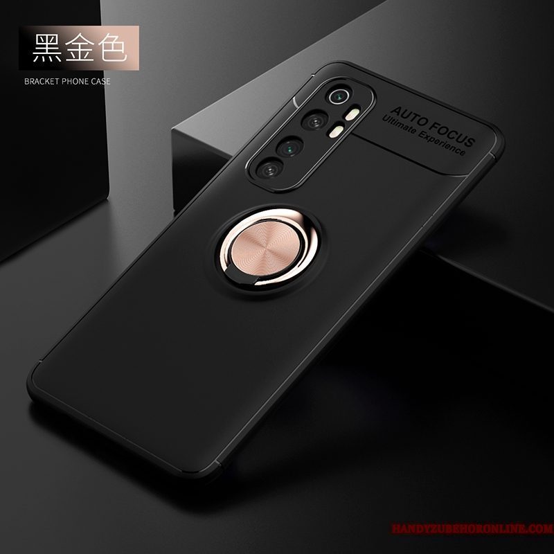 Hoesje Xiaomi Mi Note 10 Lite Ondersteuning Magnetisch Schrobben, Hoes Xiaomi Mi Note 10 Lite Siliconen Jeugd Ring