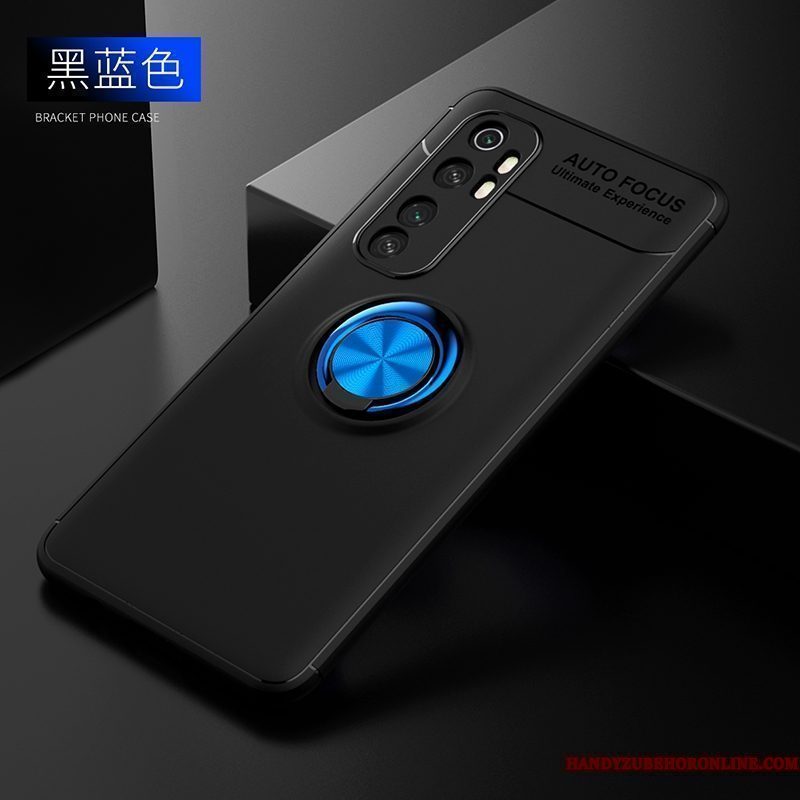 Hoesje Xiaomi Mi Note 10 Lite Ondersteuning Magnetisch Schrobben, Hoes Xiaomi Mi Note 10 Lite Siliconen Jeugd Ring