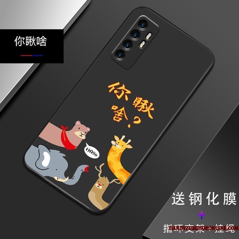 Hoesje Xiaomi Mi Note 10 Lite Zacht Eenvoudige Mini, Hoes Xiaomi Mi Note 10 Lite Scheppend Anti-fall Trendy Merk