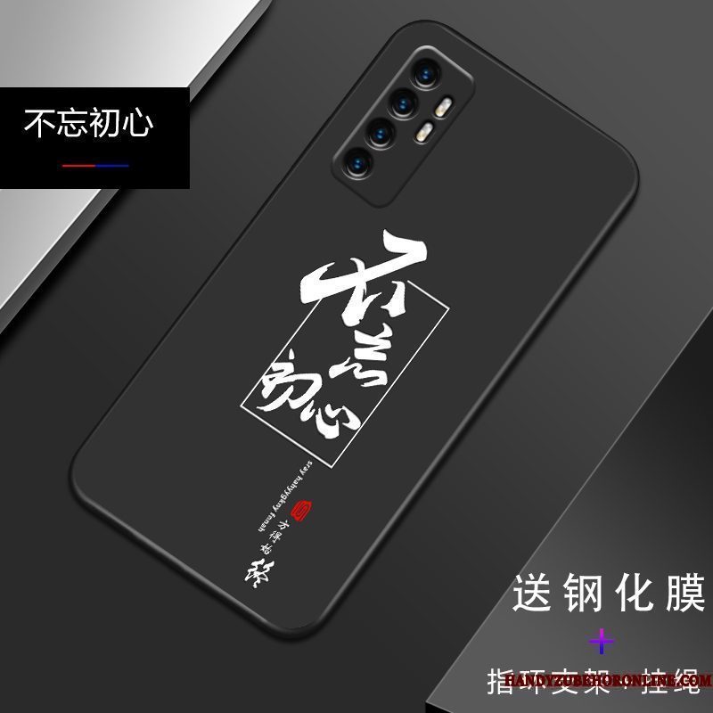 Hoesje Xiaomi Mi Note 10 Lite Zacht Eenvoudige Mini, Hoes Xiaomi Mi Note 10 Lite Scheppend Anti-fall Trendy Merk