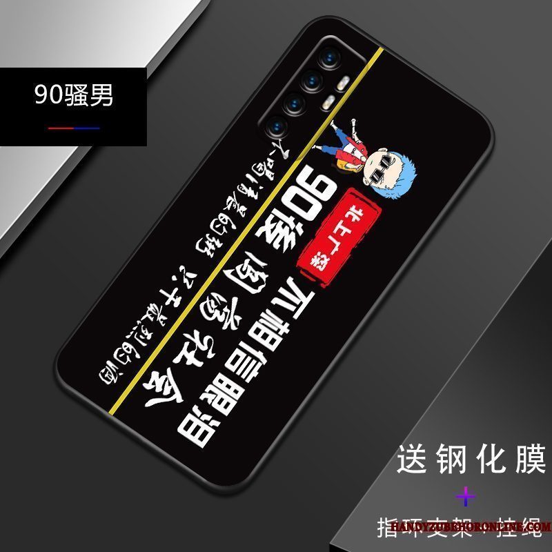 Hoesje Xiaomi Mi Note 10 Lite Zacht Eenvoudige Mini, Hoes Xiaomi Mi Note 10 Lite Scheppend Anti-fall Trendy Merk