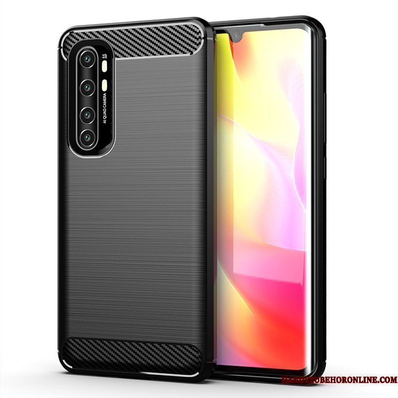 Hoesje Xiaomi Mi Note 10 Lite Zacht Zijde Grijs, Hoes Xiaomi Mi Note 10 Lite Bescherming Minitelefoon