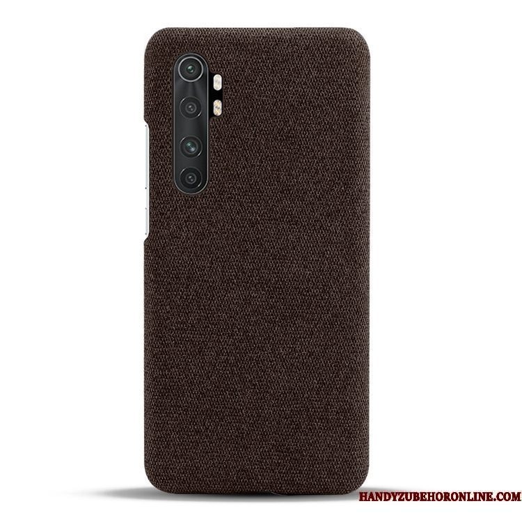 Hoesje Xiaomi Mi Note 10 Lite Zakken Minitelefoon, Hoes Xiaomi Mi Note 10 Lite Leer Canvas Jeugd