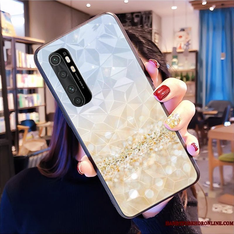 Hoesje Xiaomi Mi Note 10 Lite Zakken Pas Ruit, Hoes Xiaomi Mi Note 10 Lite Bescherming Patroon Mini