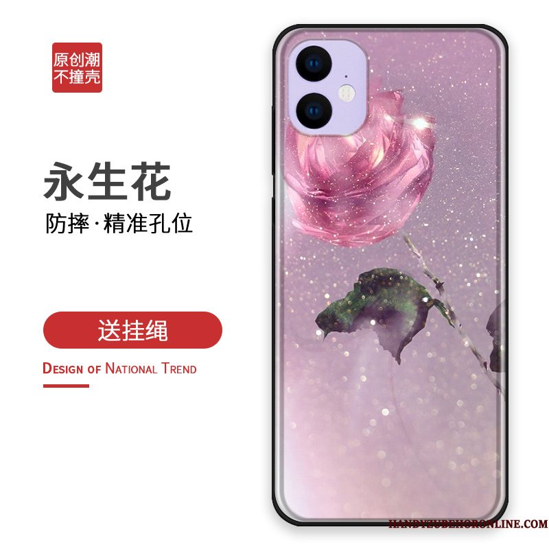 Hoesje iPhone 11 Bescherming Groen Pas, Hoes iPhone 11 Siliconen Anti-falltelefoon