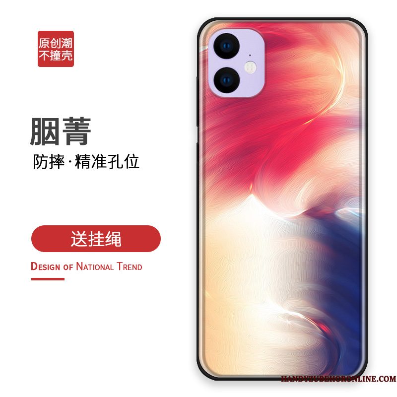 Hoesje iPhone 11 Bescherming Persoonlijk Pas, Hoes iPhone 11 Scheppend Telefoon Trendy Merk