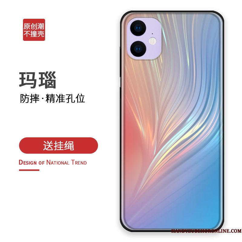 Hoesje iPhone 11 Bescherming Persoonlijk Pas, Hoes iPhone 11 Scheppend Telefoon Trendy Merk