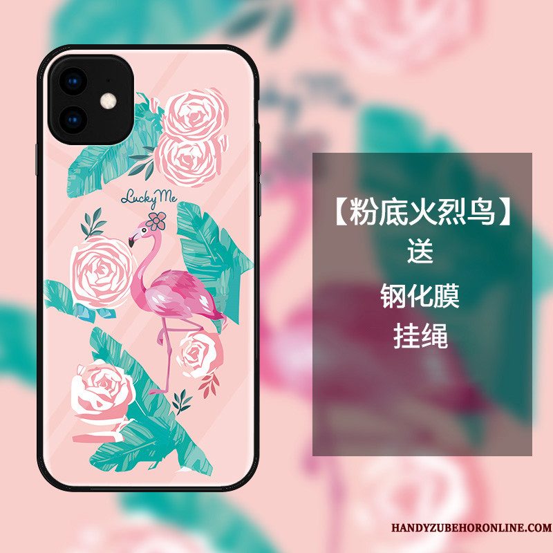 Hoesje iPhone 11 Bescherming Vogeltelefoon, Hoes iPhone 11 Luxe Eenvoudige Wit