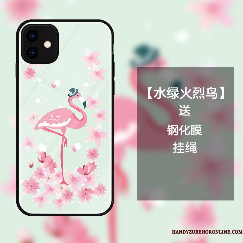 Hoesje iPhone 11 Bescherming Vogeltelefoon, Hoes iPhone 11 Luxe Eenvoudige Wit