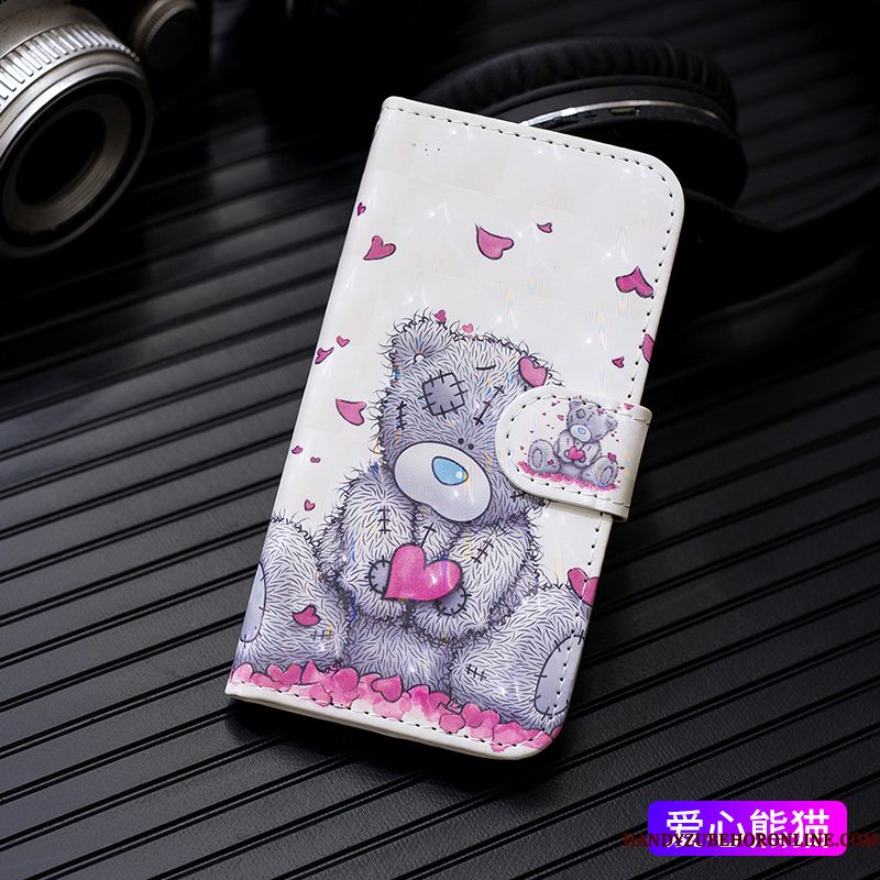 Hoesje iPhone 11 Folio Telefoon Roze, Hoes iPhone 11 Leer