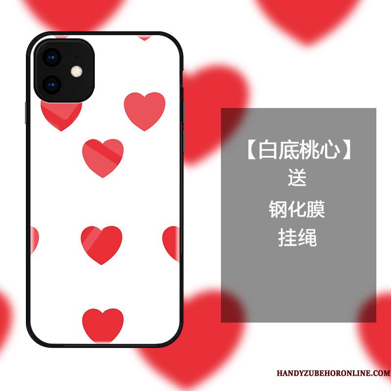 Hoesje iPhone 11 Mode Net Redtelefoon, Hoes iPhone 11 Zakken Wit Anti-fall