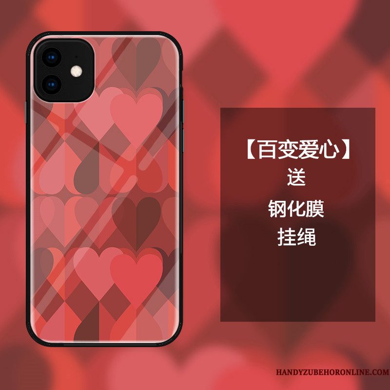 Hoesje iPhone 11 Mode Net Redtelefoon, Hoes iPhone 11 Zakken Wit Anti-fall