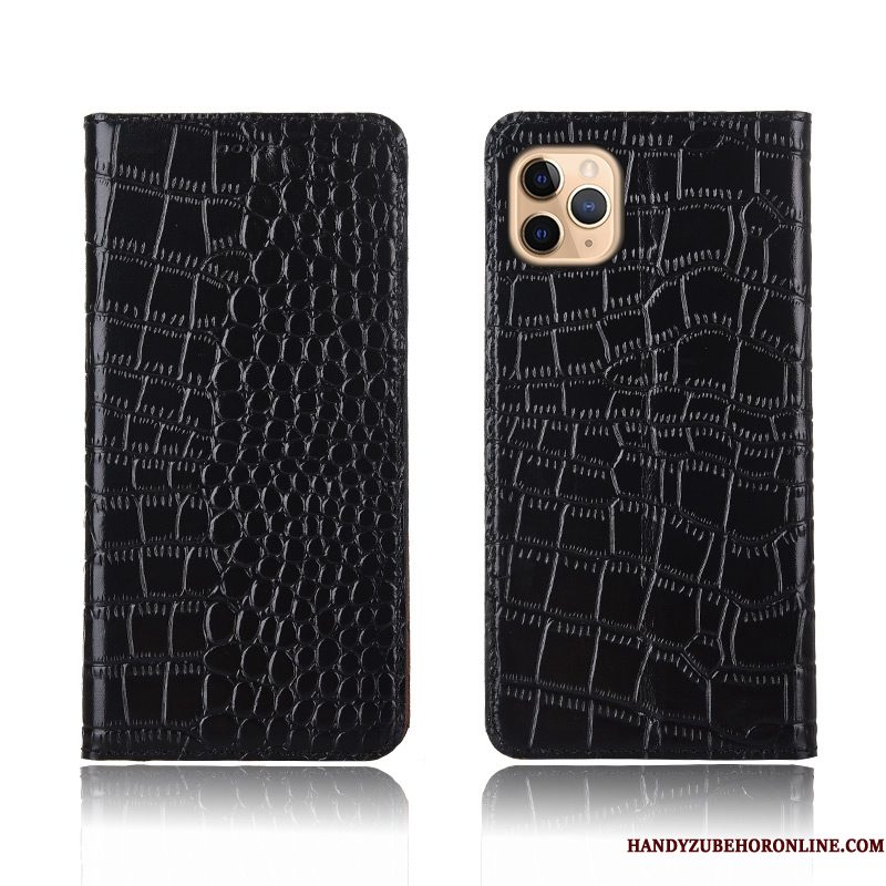 Hoesje iPhone 11 Pro Bescherming Krokodil Anti-fall, Hoes iPhone 11 Pro Folio Telefoon