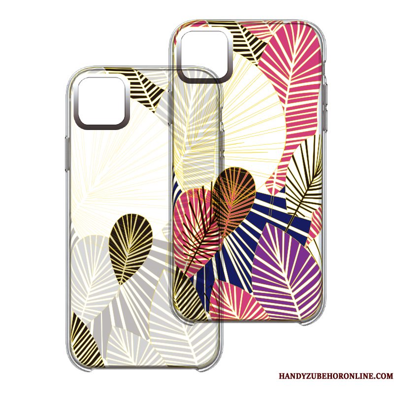 Hoesje iPhone 11 Pro Kleur Net Red Dun, Hoes iPhone 11 Pro Zakken Trendy Merk Anti-fall