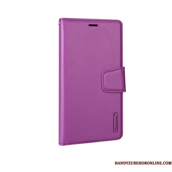 Hoesje iPhone 11 Pro Leer Hangertelefoon, Hoes iPhone 11 Pro Bescherming Purper