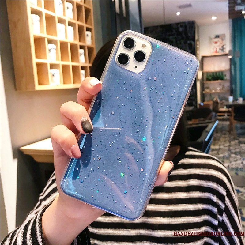 Hoesje iPhone 11 Pro Max Bescherming Eenvoudige Groen, Hoes iPhone 11 Pro Max Zacht Anti-falltelefoon