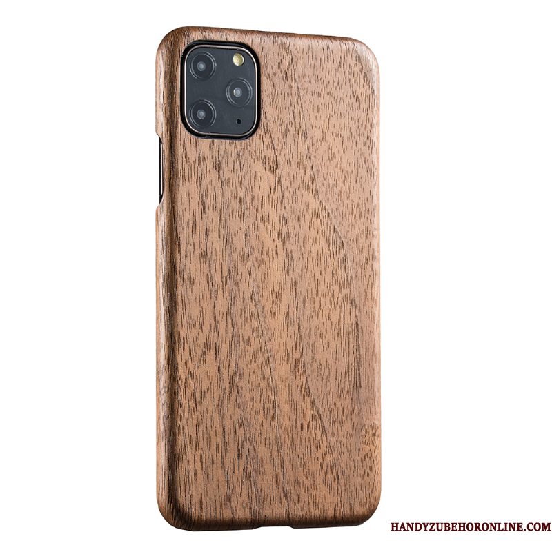 Hoesje iPhone 11 Pro Max Hout Nieuw Dun, Hoes iPhone 11 Pro Max Bescherming Bamboetelefoon