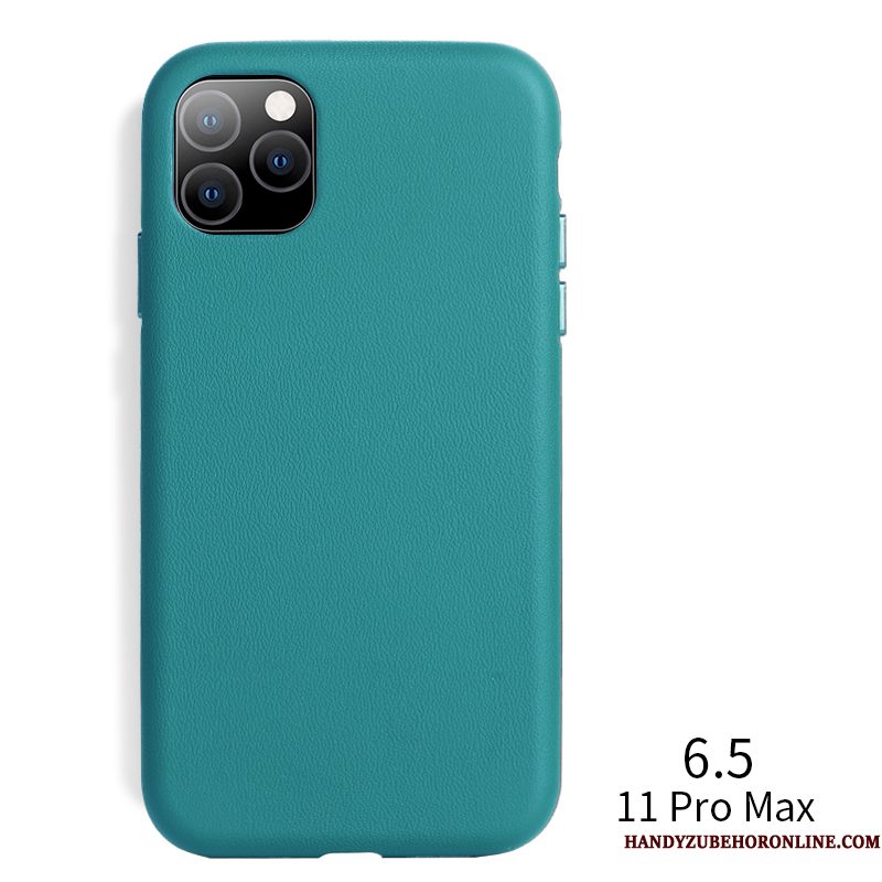 Hoesje iPhone 11 Pro Max Leer Persoonlijk Nieuw, Hoes iPhone 11 Pro Max Zakken Trendy Merk Purper