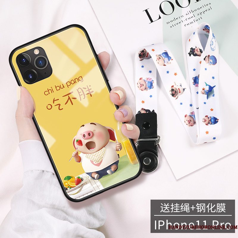 Hoesje iPhone 11 Pro Max Spotprent Mini Glas, Hoes iPhone 11 Pro Max Groentelefoon