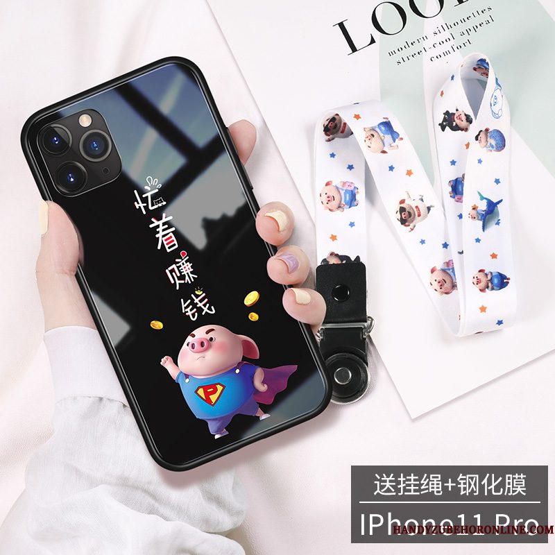 Hoesje iPhone 11 Pro Max Spotprent Mini Glas, Hoes iPhone 11 Pro Max Groentelefoon