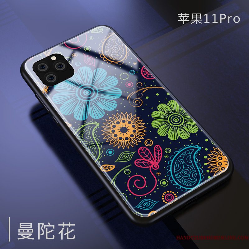 Hoesje iPhone 11 Pro Max Zakken Nieuw Chinese Stijl, Hoes iPhone 11 Pro Max Bescherming Telefoon Glas