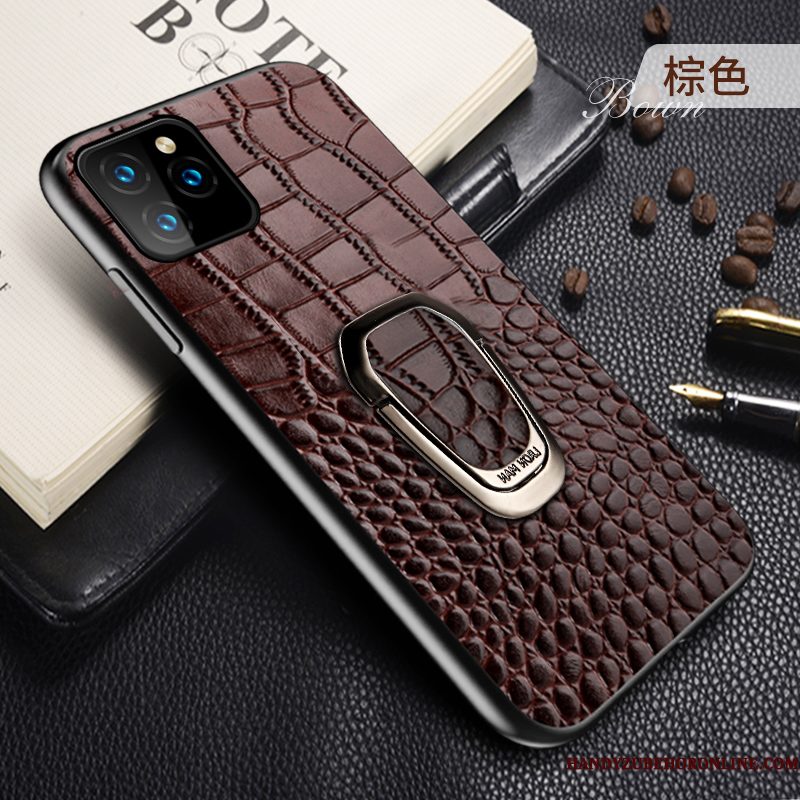 Hoesje iPhone 11 Pro Ondersteuning Bedrijf Anti-fall, Hoes iPhone 11 Pro Zakken Ring High End