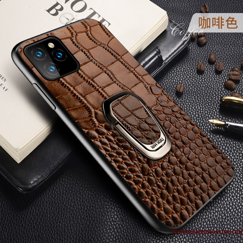 Hoesje iPhone 11 Pro Ondersteuning Bedrijf Anti-fall, Hoes iPhone 11 Pro Zakken Ring High End