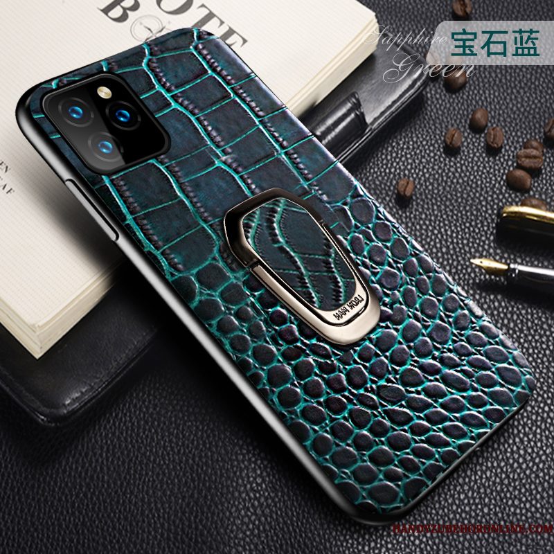 Hoesje iPhone 11 Pro Ondersteuning Bedrijf Anti-fall, Hoes iPhone 11 Pro Zakken Ring High End